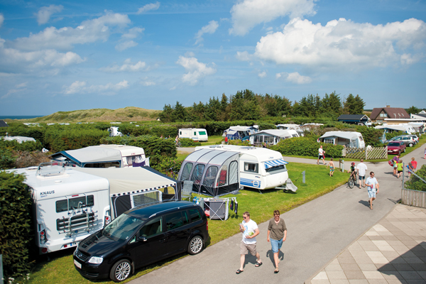 badning ved stranden skiveren