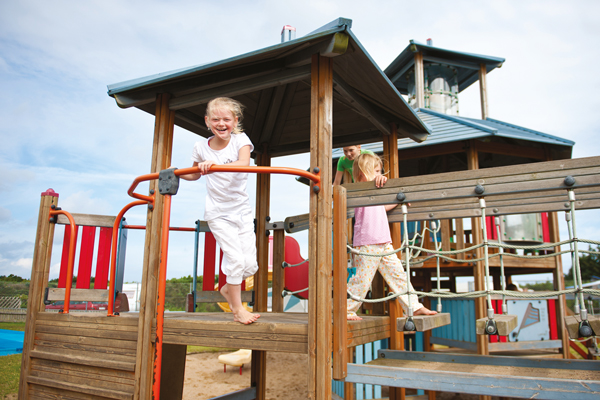 badning ved stranden skiveren